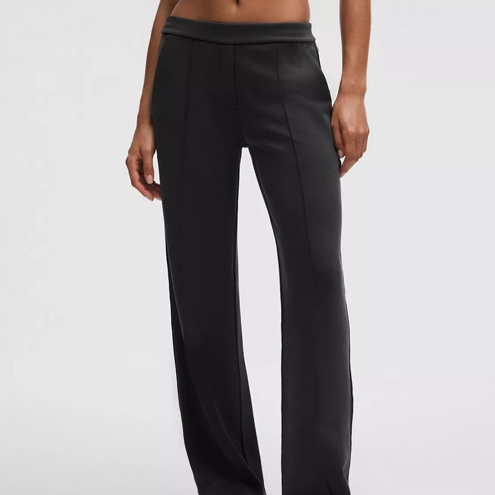Lululemon Softstreme Pintuck Mid-Rise Pant - Black